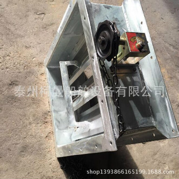 鍍鋅矩形風(fēng)管鏈動式調(diào)風(fēng)門調(diào)節(jié)風(fēng)閥